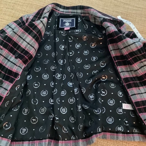 VS PINK Wool Pea Coat Size Small - Picture 5 of 10